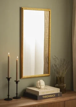 Spegel Nostalgia Guld 45x85 cm
