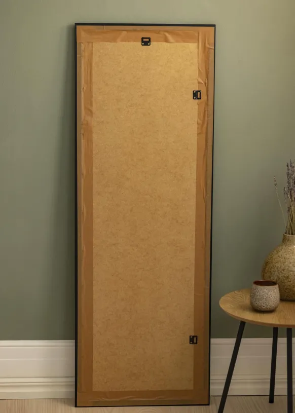 Spegel Nostalgia Svart 45x125 cm