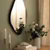 Spegel Organic Svart 60x60 cm
