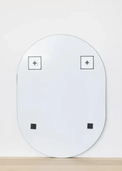 Spegel Oval 50x70 cm