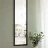 Spegel Overdoor Svart 34x126 cm