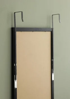 Spegel Overdoor Svart 34x126 cm