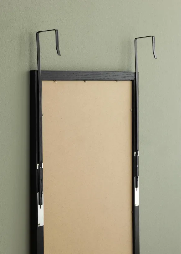 Spegel Overdoor Svart 34x126 cm