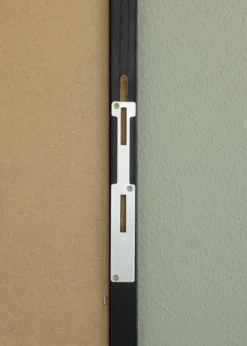 Spegel Overdoor Svart 34x126 cm