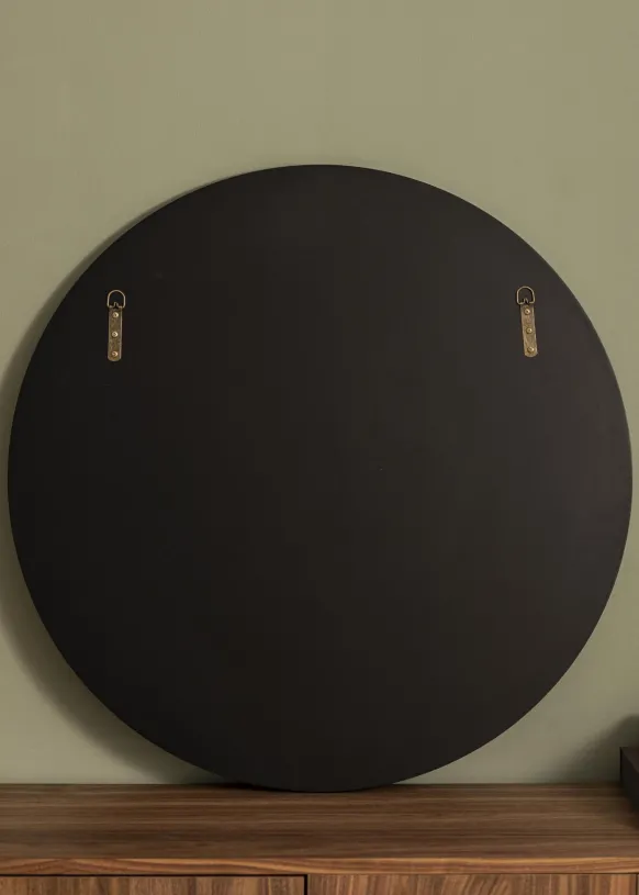Spegel Premium Black Circle 80 Ø