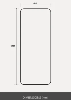 Spegel Pristine 40x100 cm