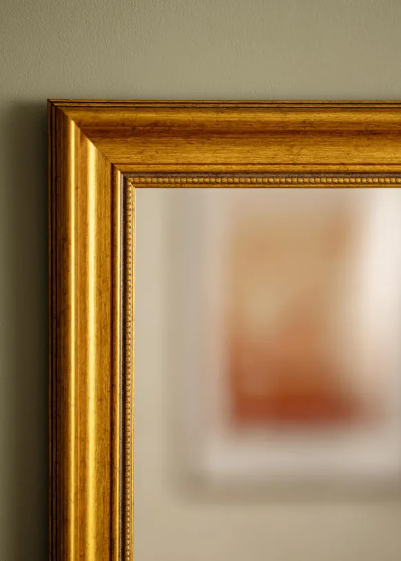 Spegel Rokoko Guld 80x80 cm