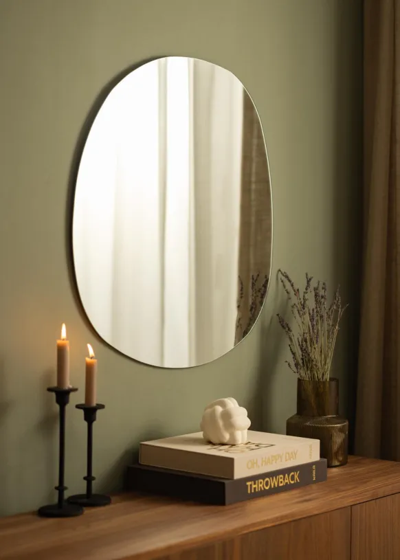 Spegel Roundy II 70x70 cm