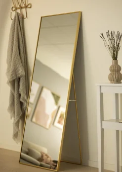 Spegel Tall Rectangle Guld 55x150 cm
