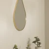 Spegel Water Drop Guld 50x70 cm