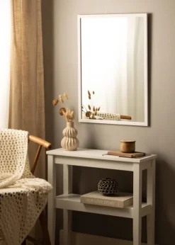 Spegel White Wood 53x73 cm