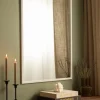 Spegel White Wood 73x103 cm