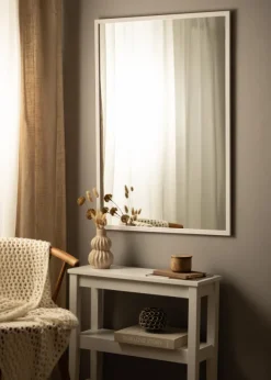 Spegel White Wood 73x103 cm
