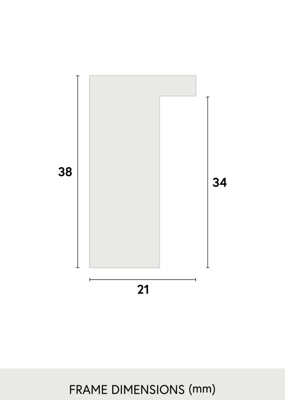 Spegel Wood Selection Grey II - Egna Mått