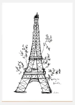Spring In Paris Canvastavla (30x40 cm)