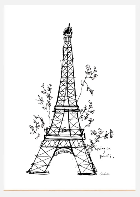 Spring In Paris Canvastavla (30x40 cm)