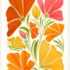 Spring Wildflowers Canvastavla (30x40 cm)