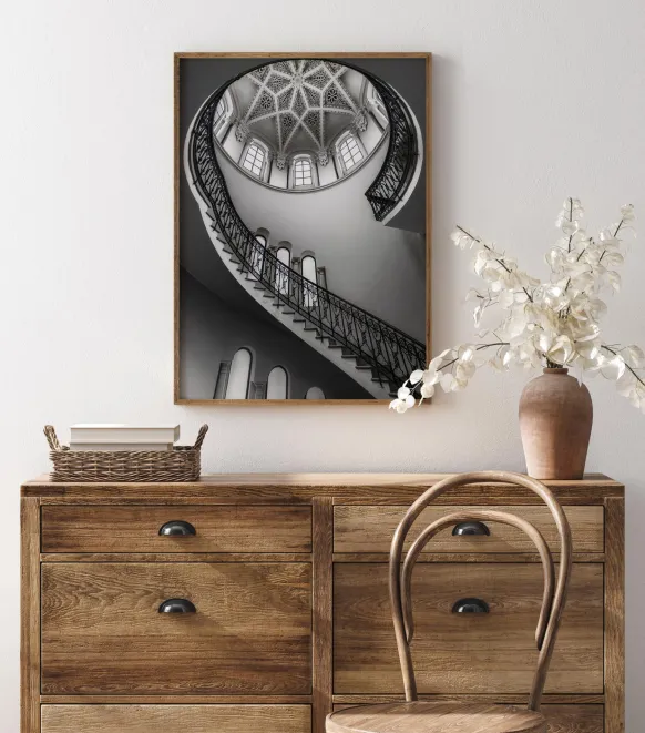 Stairs To Light Poster (21x29.7 cm (A4))