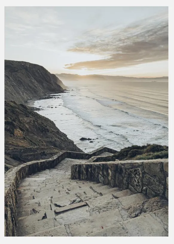 Stairs To The Ocean Canvastavla (30x40 cm)