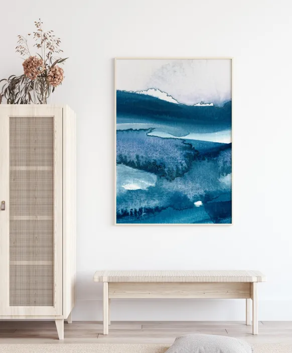 Stormy sea Poster (21x29.7 cm (A4))