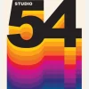 Studio 54 Retro Design Canvastavla (30x40 cm)