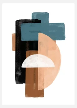 Study Composition No1 Canvastavla (30x40 cm)
