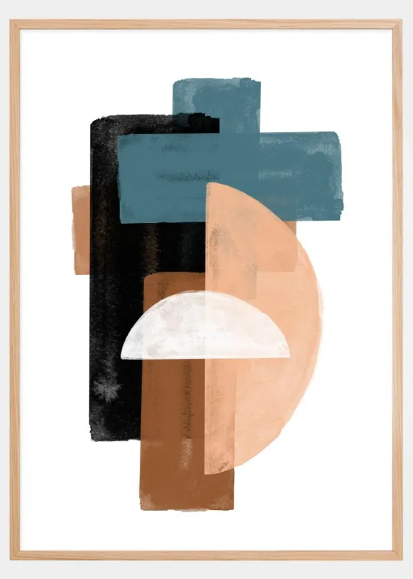 Study Composition No1 Poster (21x29.7 cm (A4))