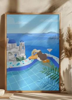 Summer in Greece Poster (21x29.7 cm (A4))