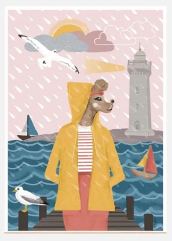 Summer Rain Canvastavla (30x40 cm)