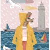 Summer rain Poster (21x29.7 cm (A4))
