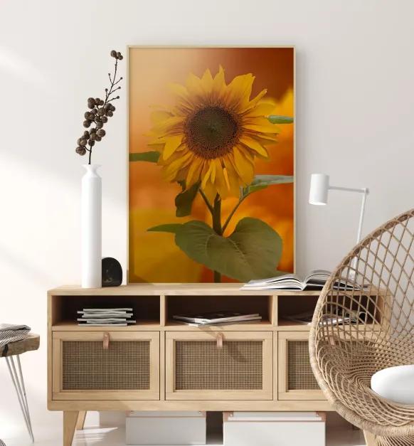 Sunflower Poster (21x29.7 cm (A4))