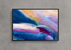Sunrise over the sea Poster (21x29.7 cm (A4))