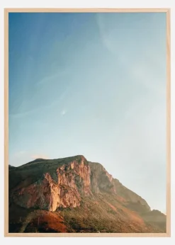 Sunset Mountain Poster (21x29.7 cm (A4))