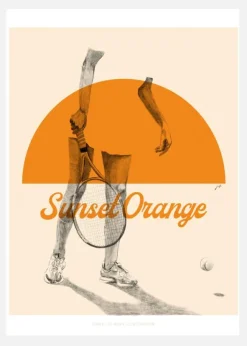 Sunset Orange Canvastavla (30x40 cm)