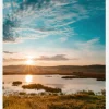 Sunset Over Water Canvastavla (30x40 cm)