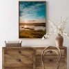 Sunset Over Water Poster (21x29.7 cm (A4))