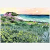 Sunset Rock Canvastavla (30x40 cm)