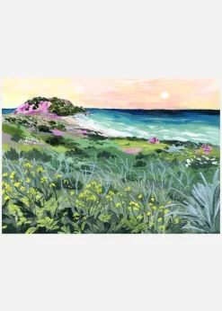 Sunset Rock Canvastavla (30x40 cm)