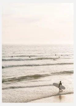 Surfers Beach Canvastavla (30x40 cm)