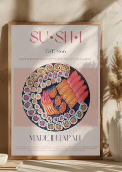 Sushi Poster (21x29.7 cm (A4))
