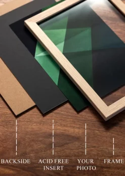 Syrafritt Svart Iläggsblad - 20x60 cm