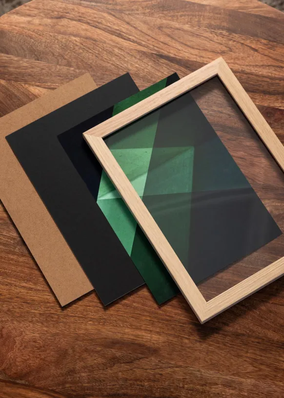 Syrafritt Svart Iläggsblad - 20x60 cm