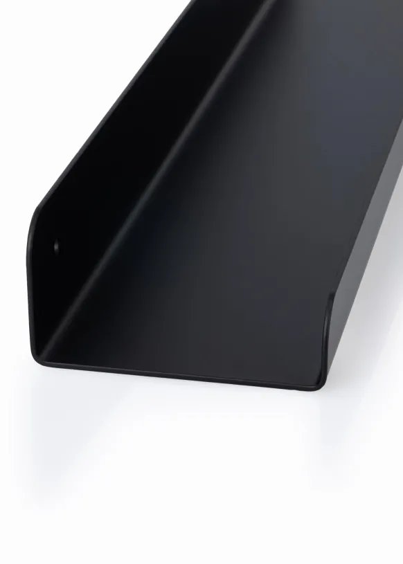 Tavelhylla Svart Metall 30 cm