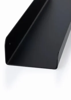Tavelhylla Svart Metall 50 cm