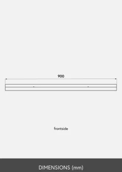 Tavelhylla Vit 90 cm