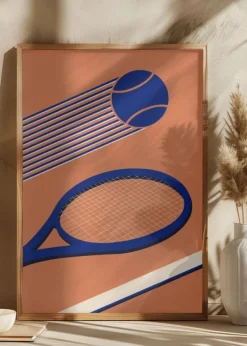 Tennis 80s Poster (21x29.7 cm (A4))