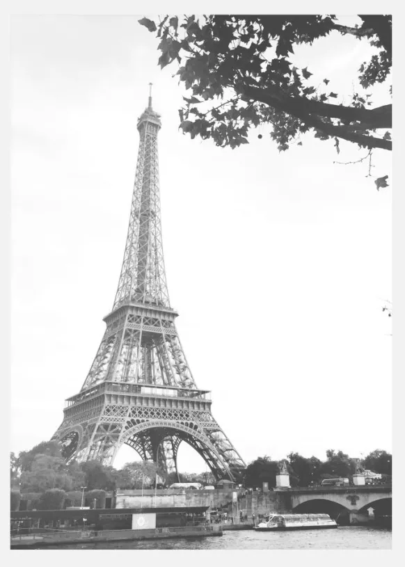The Eiffel Tower Canvastavla (30x40 cm)
