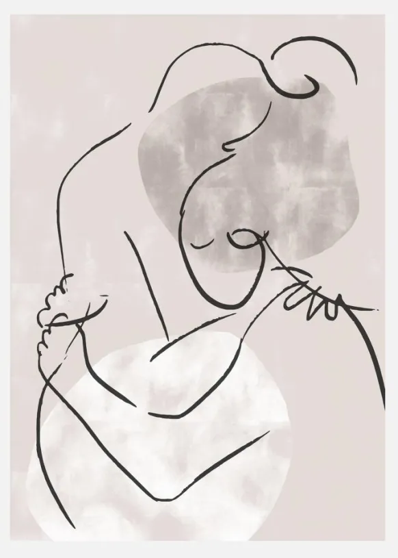 The Hug Canvastavla (30x40 cm)