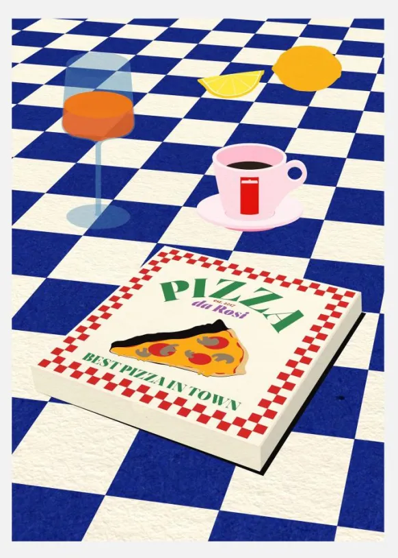The Italian Menu Canvastavla (30x40 cm)