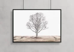 The lonely tree Poster (21x29.7 cm (A4))